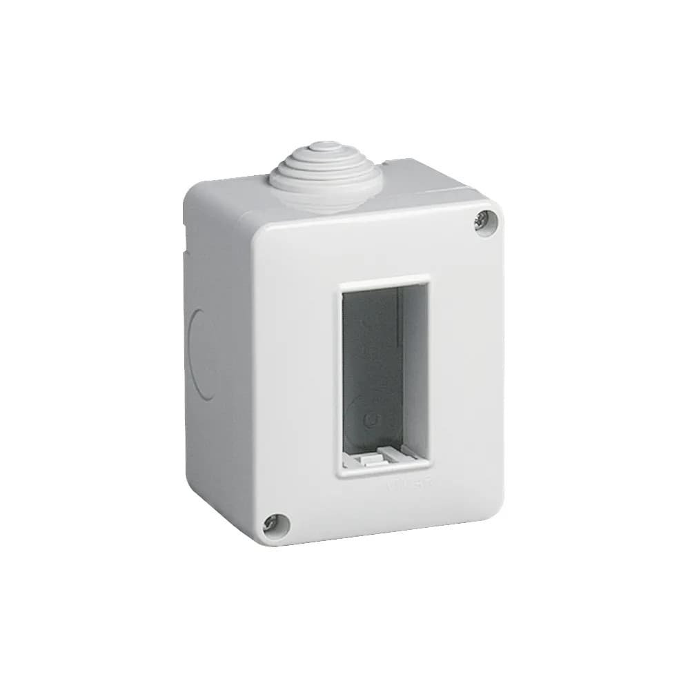 Elettroit serie starlight IP40 contenitore 1P protetto per serie civili compatibile Plana