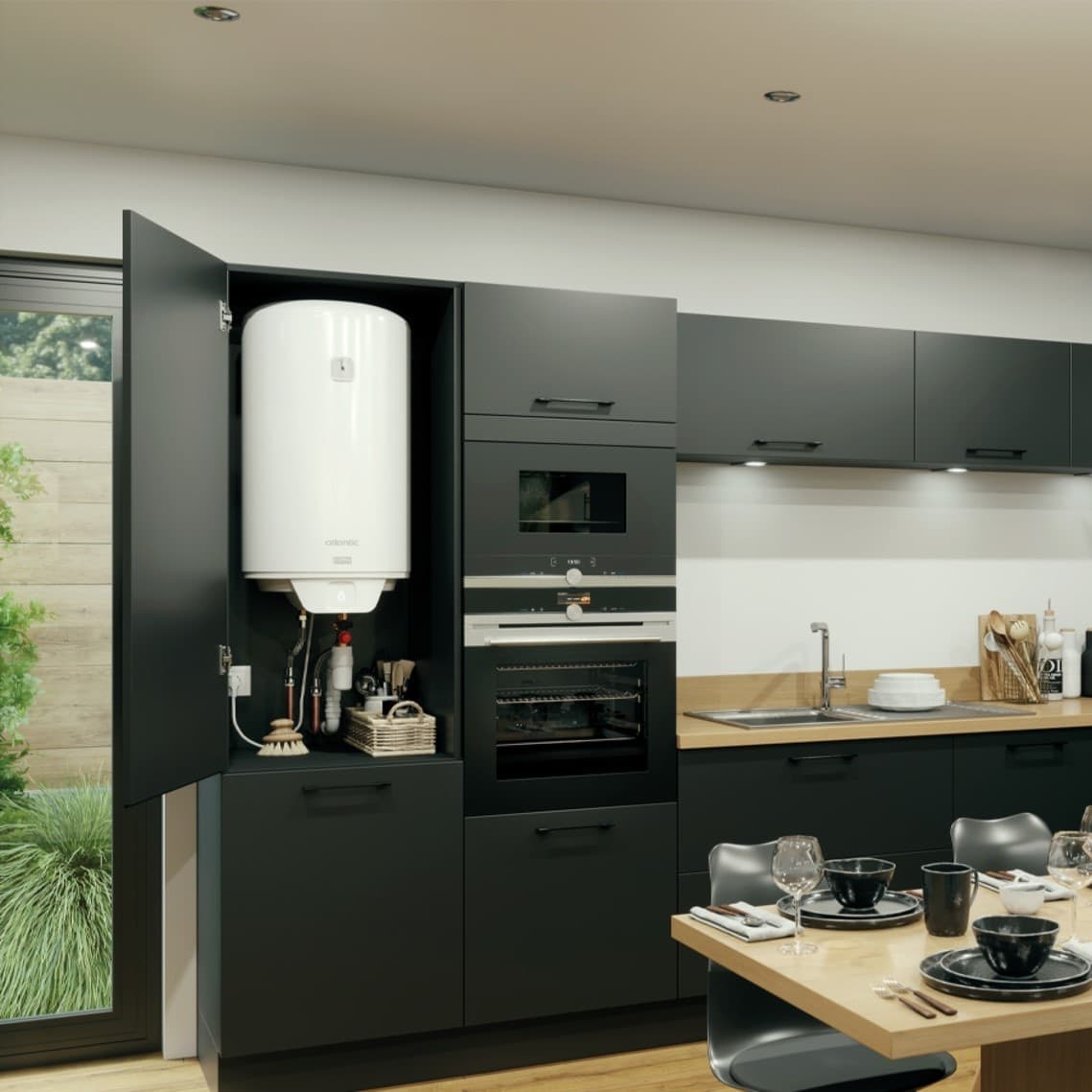 Atlantic O'Pro+ scaldabagno boiler elettrico 80lt verticale - 2 anni di garanzia - 4