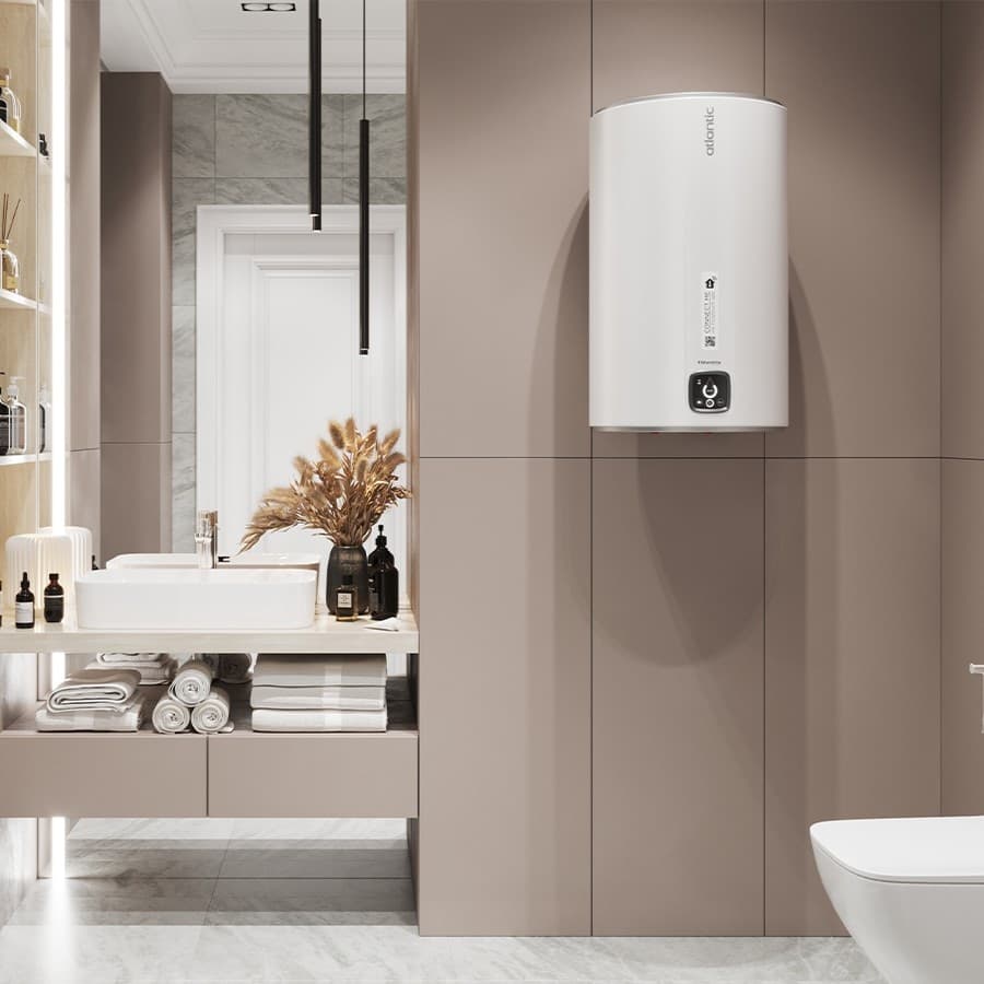 Atlantic Genius Steatite scaldabagno boiler elettrico 80lt verticale - 2 anni di garanzia - 5