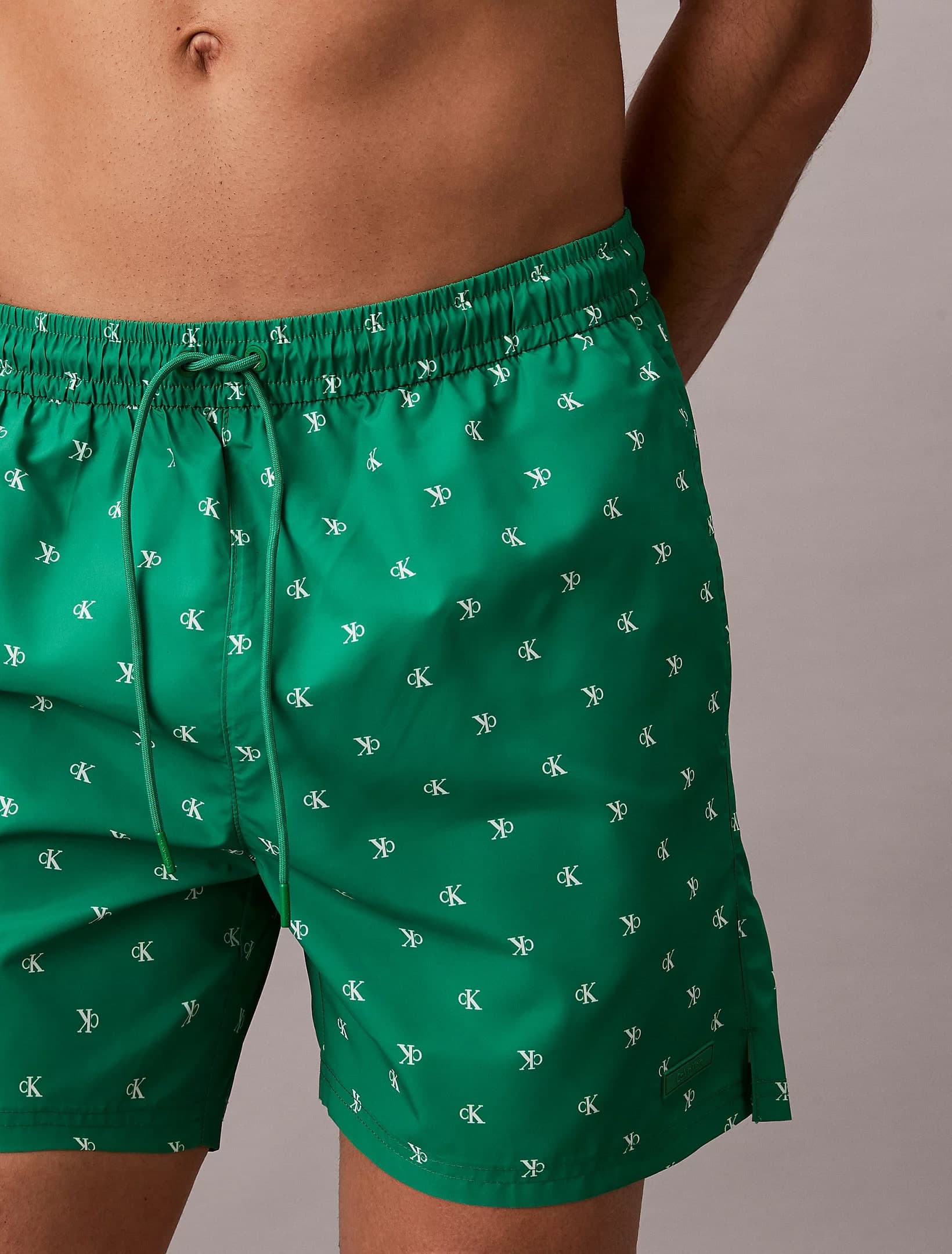 Boxer Mare  Calvin Klein Corto con logo CK e Cordoncino Regolabile - 3