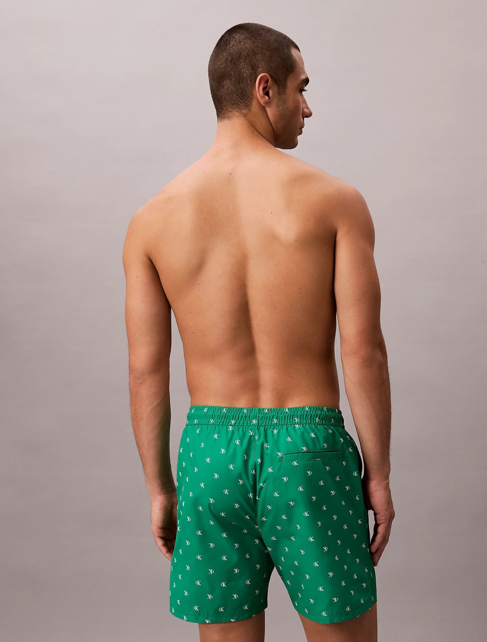 Boxer Mare  Calvin Klein Corto con logo CK e Cordoncino Regolabile - 4
