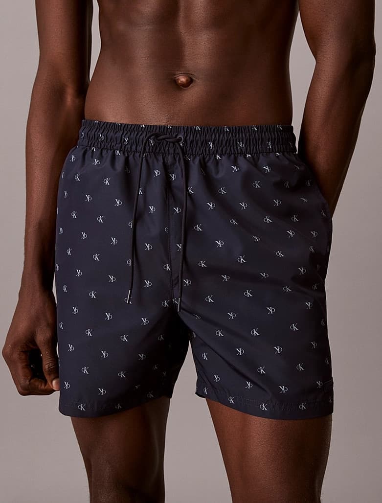Boxer Mare  Calvin Klein Corto con logo CK e Cordoncino Regolabile - 7