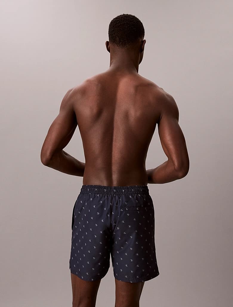 Boxer Mare  Calvin Klein Corto con logo CK e Cordoncino Regolabile - 9