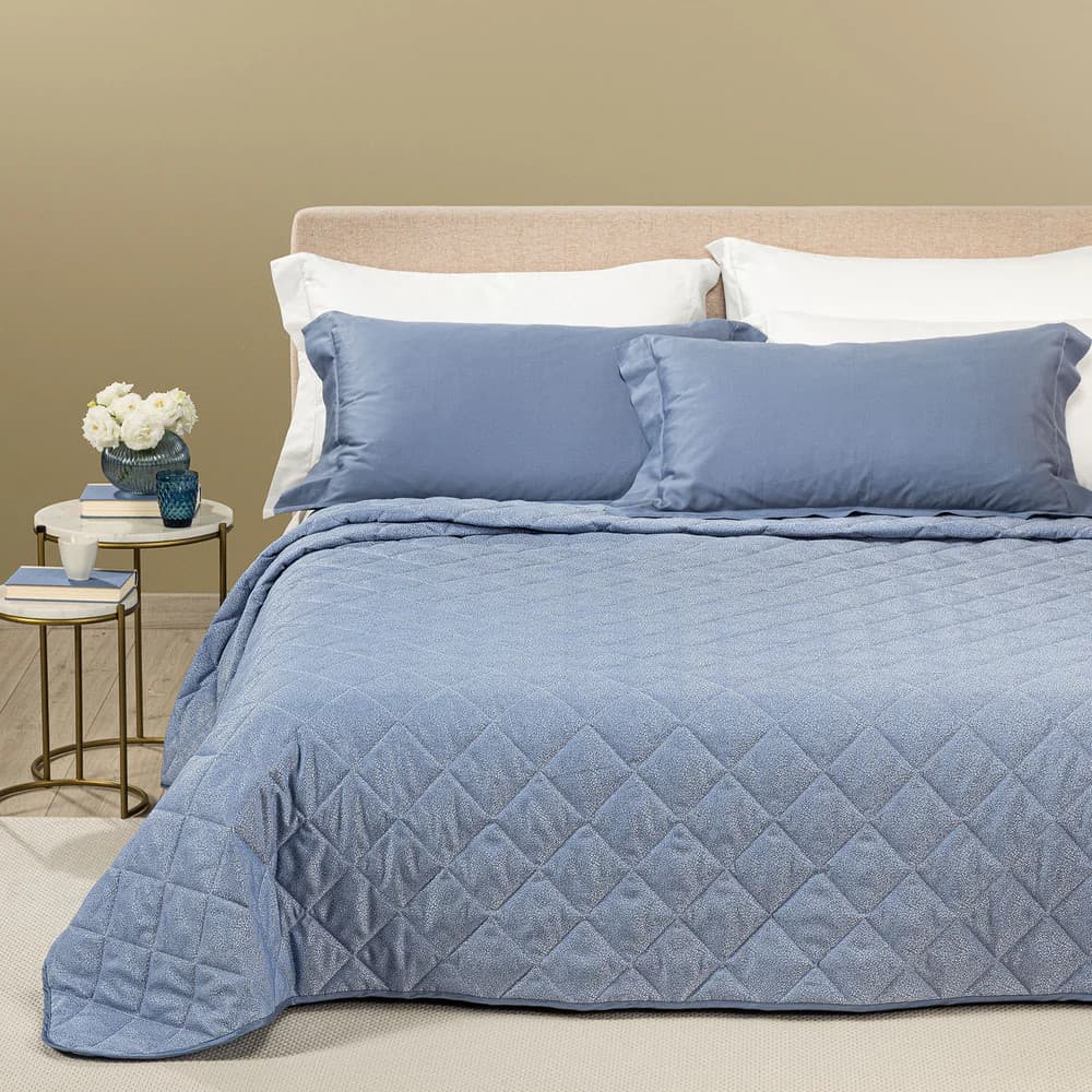 Copriletto Trapuntato Lagoon ! Caleffi – L'Eccellenza del Raso Jacquard per il Tuo Letto Matrimoniale - 9