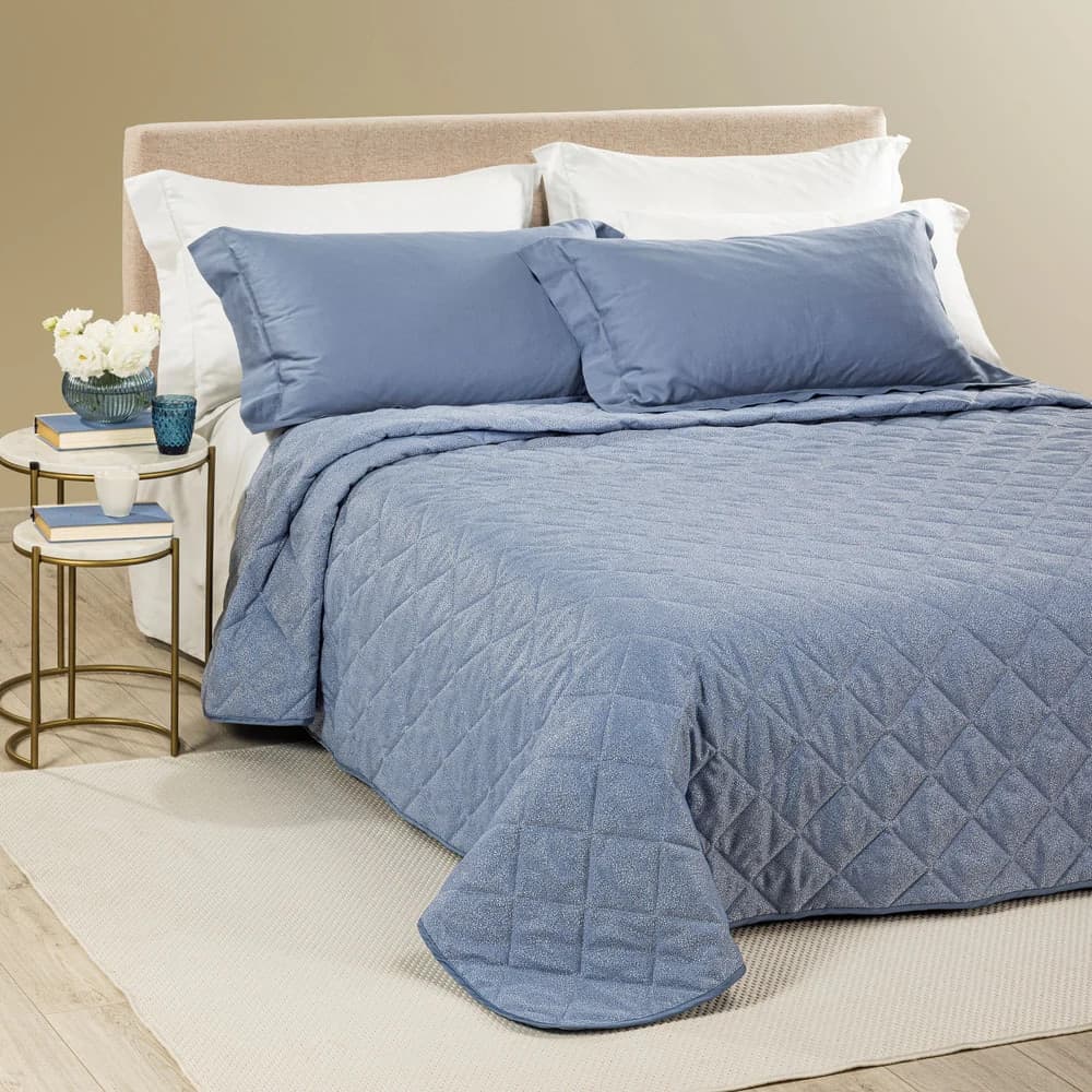 Copriletto Trapuntato Lagoon ! Caleffi – L'Eccellenza del Raso Jacquard per il Tuo Letto Matrimoniale - 6