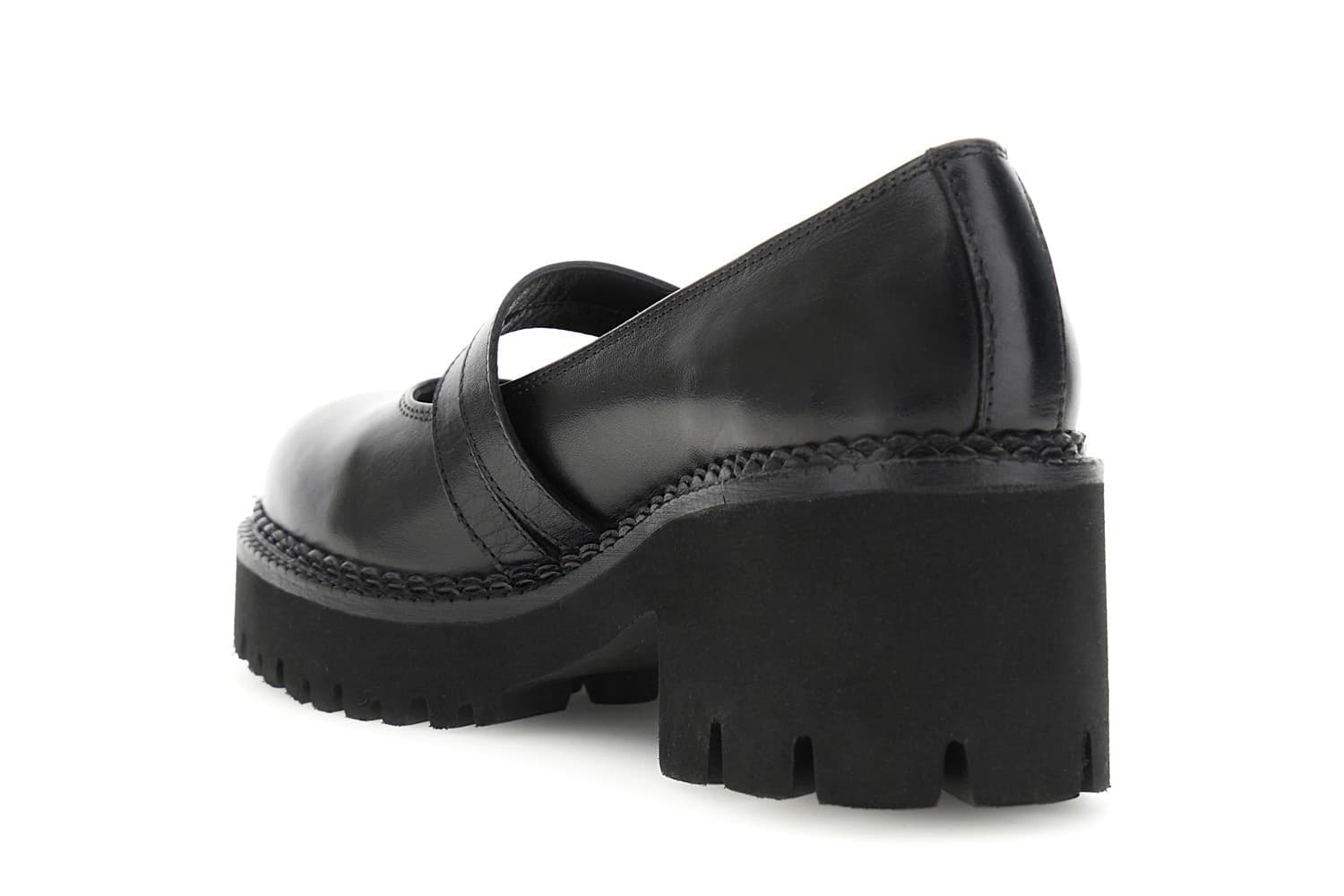 SCARPA IN PELLE CON DUE CINTURINI - 2