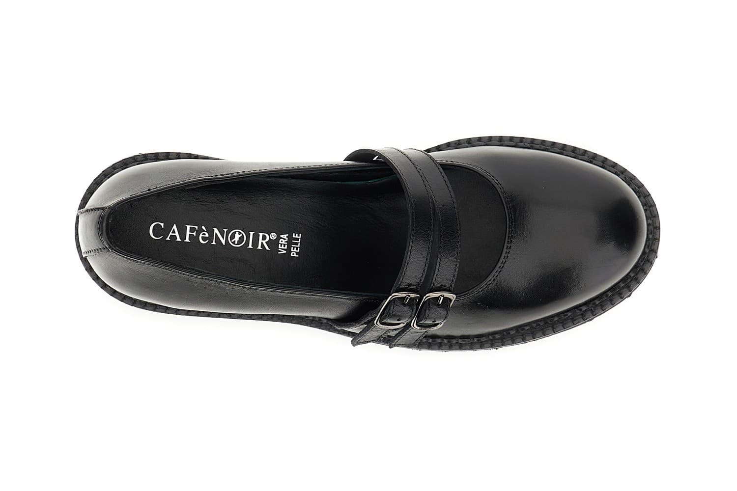 SCARPA IN PELLE CON DUE CINTURINI - 3