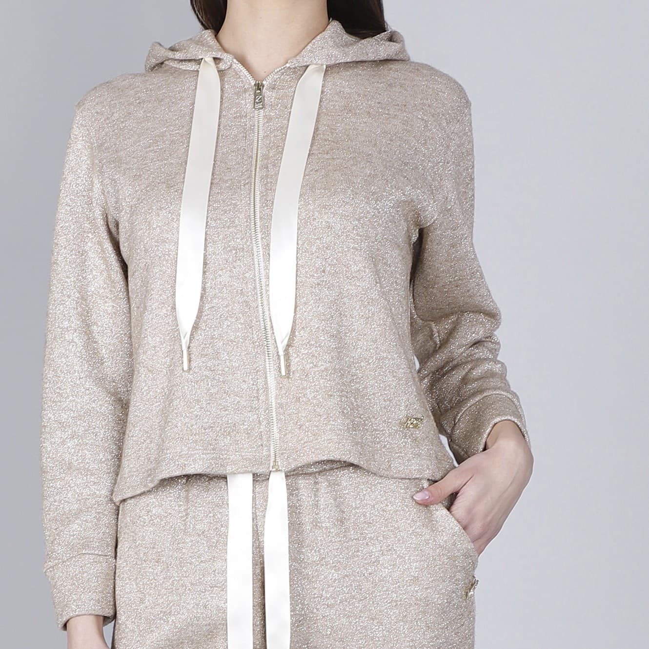 FELPA FULL ZIP IN FELPA MANO CALDA - 3