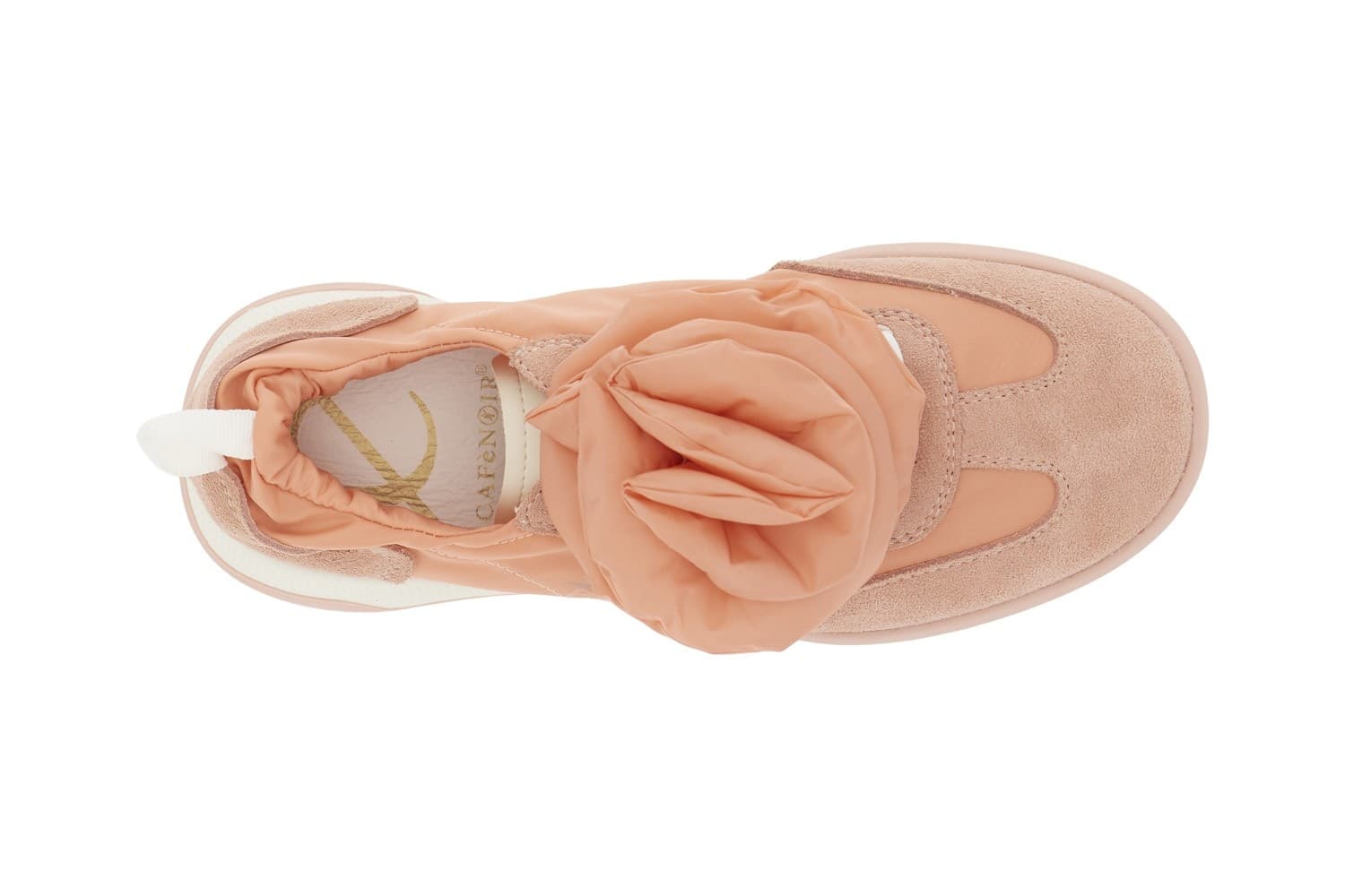 SNEAKERS ALLACCIATA IN NYLON E PELLE SCAMOSCIATA CON ACCESSORIO REMOVIBILE - 3