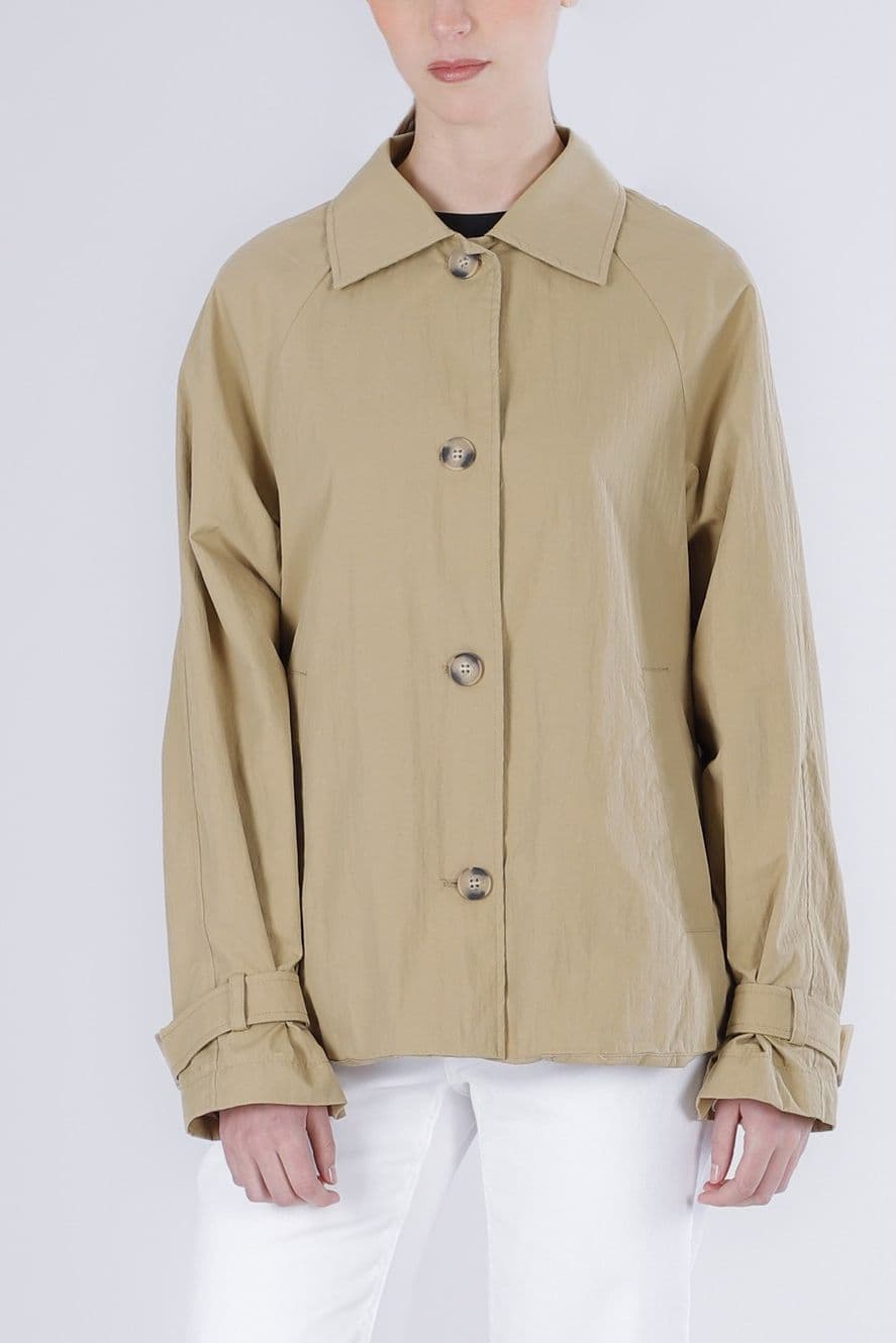 TRENCH CORTO MANICA RAGLAN - 3