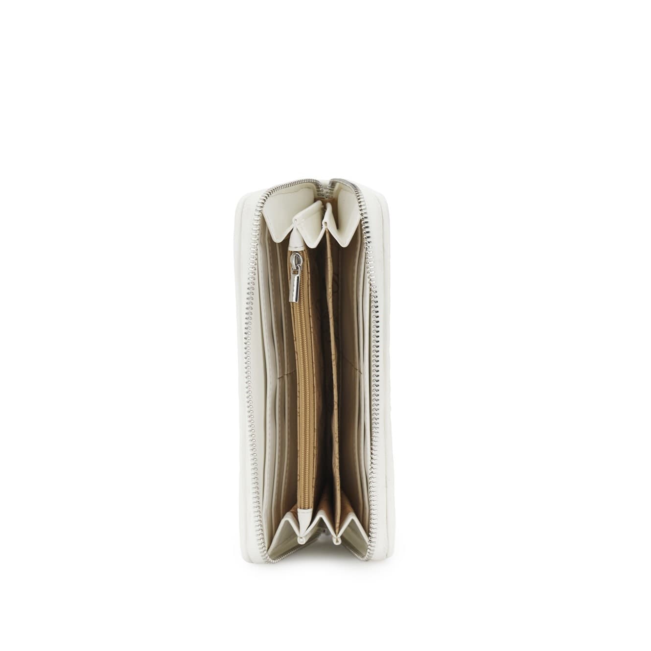 PORTAFOGLIO ZIP ROUND  INTRECCIATO IN MATERIALE SINTETICO METALLIZZATO MULTICOLO - 5