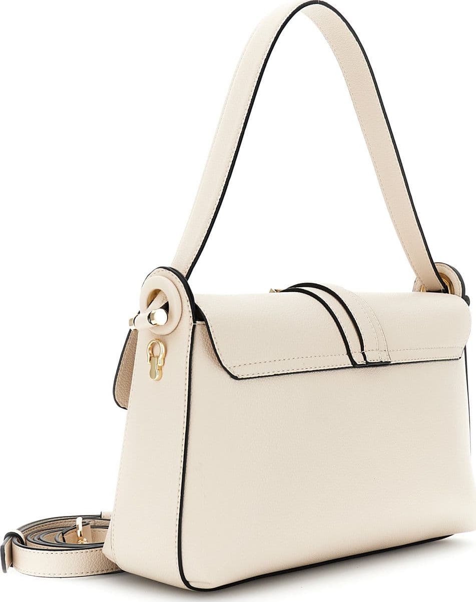 BORSA A SPALLA CON PATTINA IN SINTETICOEFFETTO PELLE CON OCCHIELLI RIVESTITI, P - 2