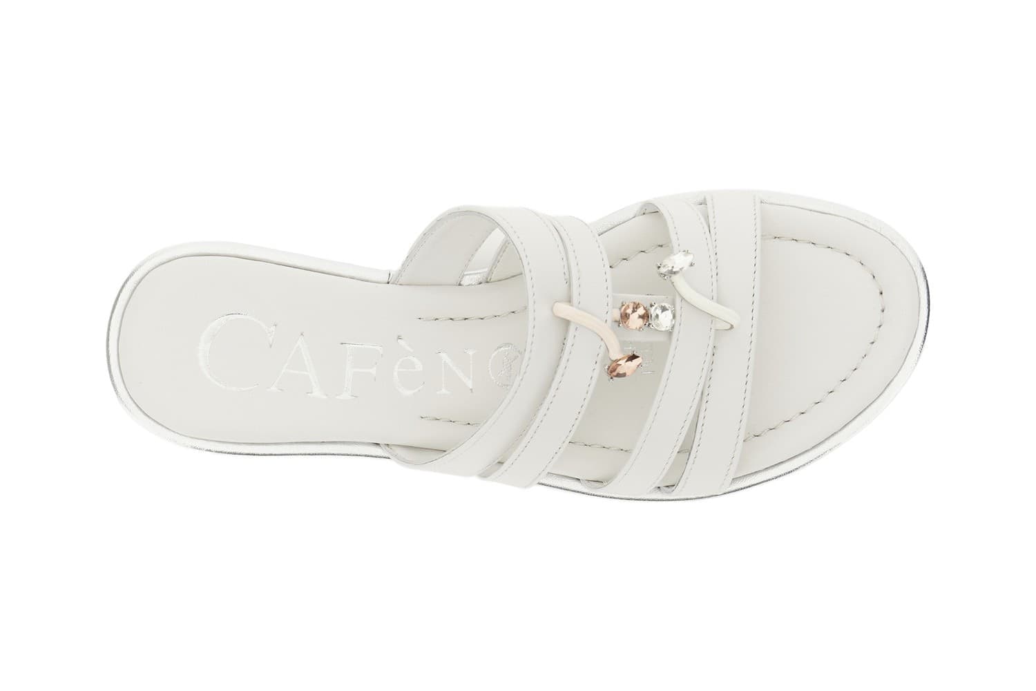 CIABATTA IN PELLE CON ACCESSORIO SMALTATO - 3