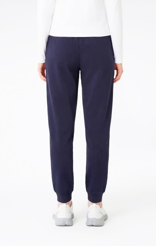 Pantaloni Donna Champion Icons Slim Fit con Polsino in Cotone Elasticizzato Blu - 2