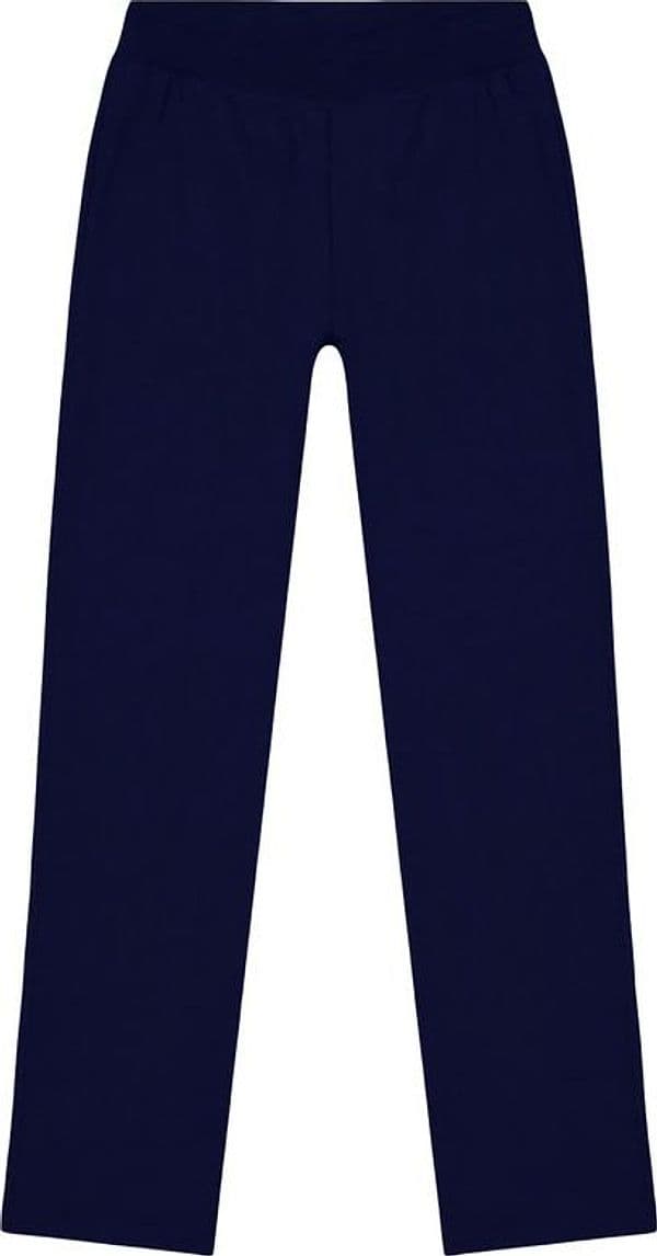 Pantaloni Champion Authentic Straight Hem Regular Fit in Jersey di Cotone Blu - 2
