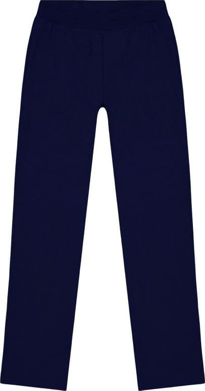 Pantaloni Champion Authentic Straight Hem Regular Fit in Jersey di Cotone Blu - 2