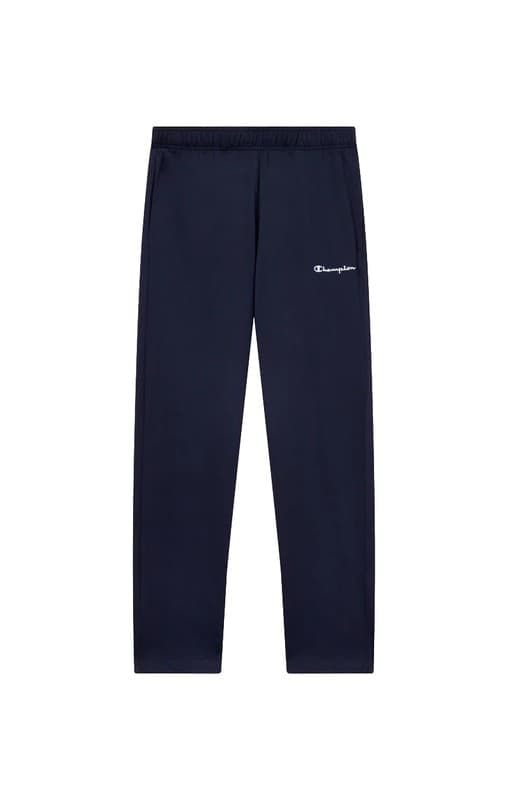 Pantaloni Uomo Champion Icons in Jersey di Cotone Standard Fit Blu