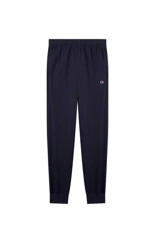 Pantaloni Uomo Champion Slim Fit Icons in Cotone Pro Jersey Melange – Leggeri e Traspiranti Blu