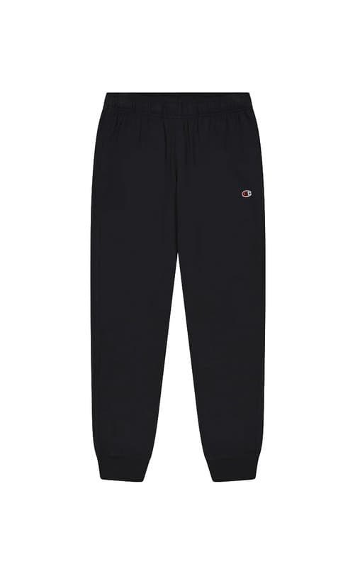 Pantaloni Uomo Champion Slim Fit Icons in Cotone Pro Jersey Melange – Leggeri e Traspiranti Nero