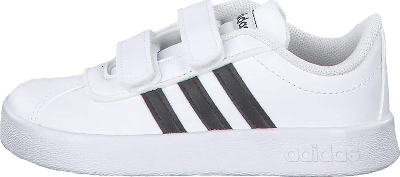 ADIDAS Tennis Bambino art. VL COURT 2.0 CMF I (DB1839) in ecopelle White/Black - 4