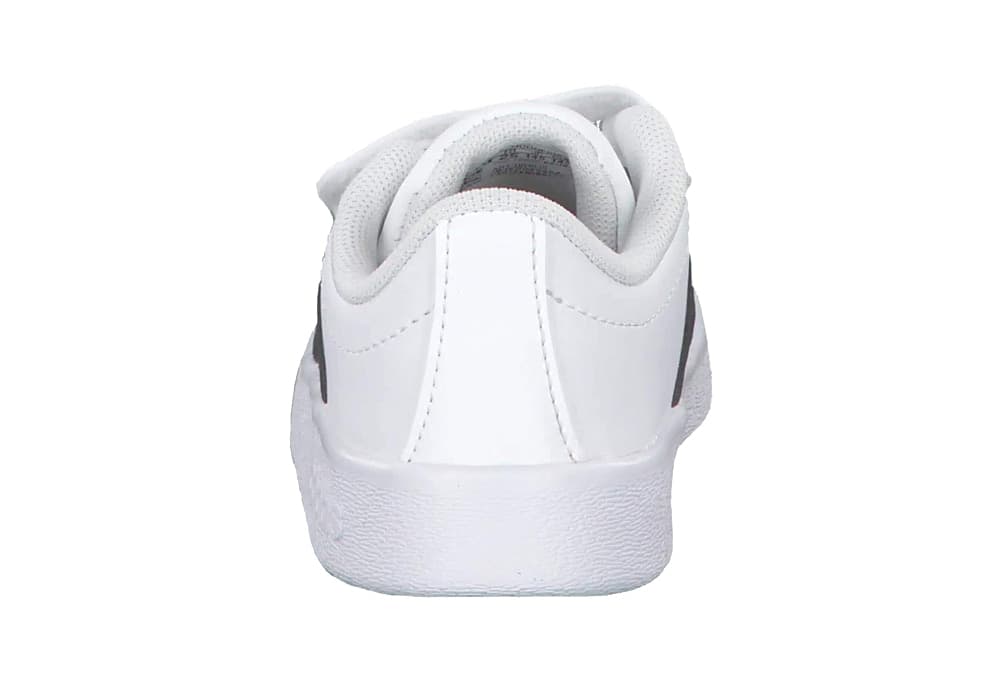 ADIDAS Tennis Bambino art. VL COURT 2.0 CMF I (DB1839) in ecopelle White/Black - 3