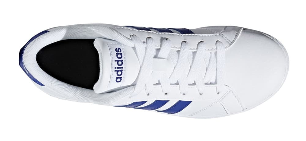 ADIDAS Tennis Donna art. BASELINE K (F36198) in ecopelle White Blue - 4