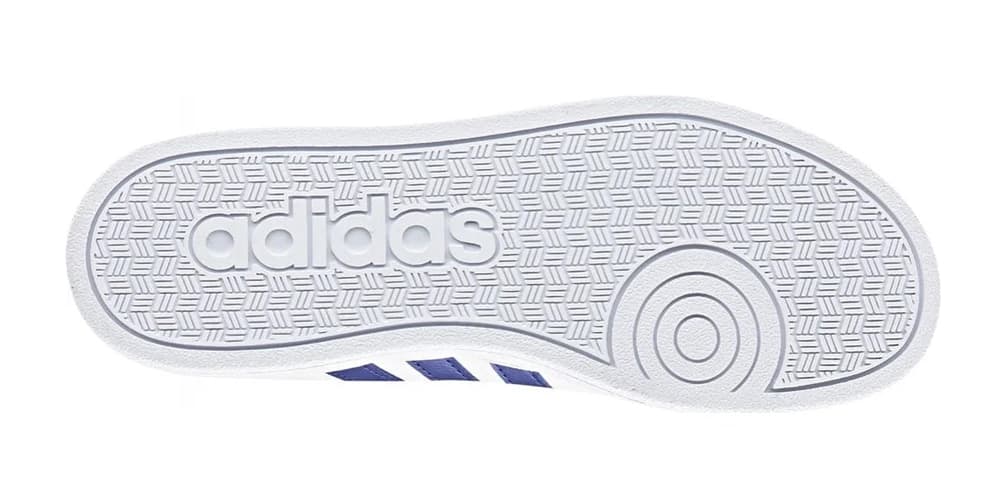 ADIDAS Tennis Donna art. BASELINE K (F36198) in ecopelle White Blue - 5