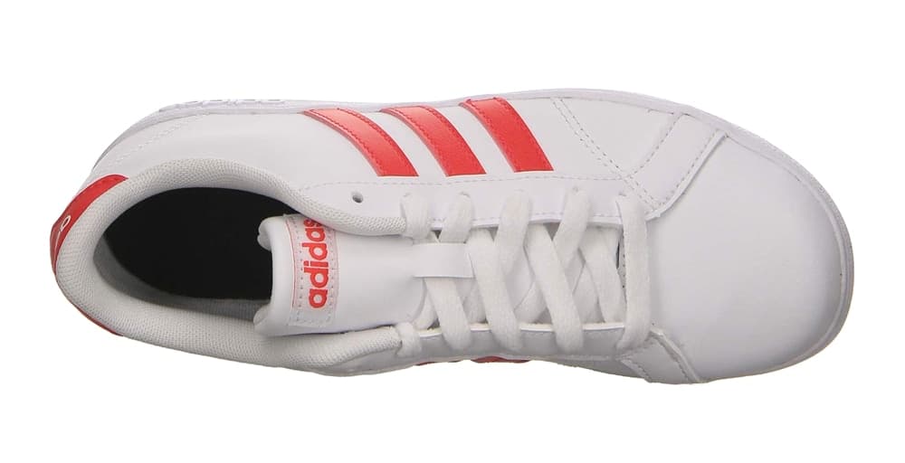 ADIDAS Tennis Donna art. BASELINE K (F36197) in ecopelle White Pink - 5