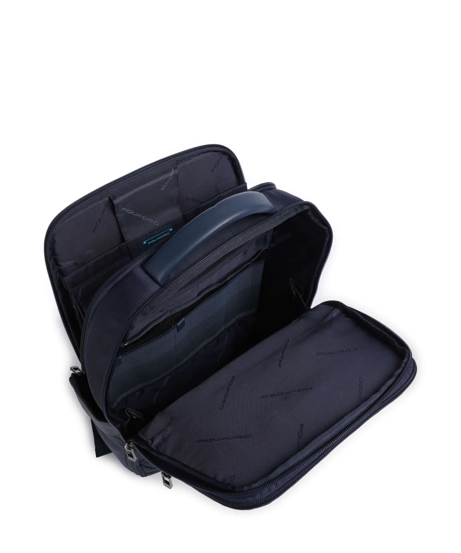 PIQUADRO Nevet Zaino porta pc 15″ poliestere riciclato art. CA6490W132 Blu scuro - 2