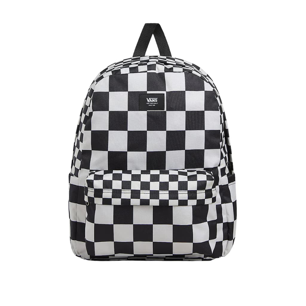 VANS Zaino Donna art. Old Skool Check VN000H4X3M41 bianco-nero - 5