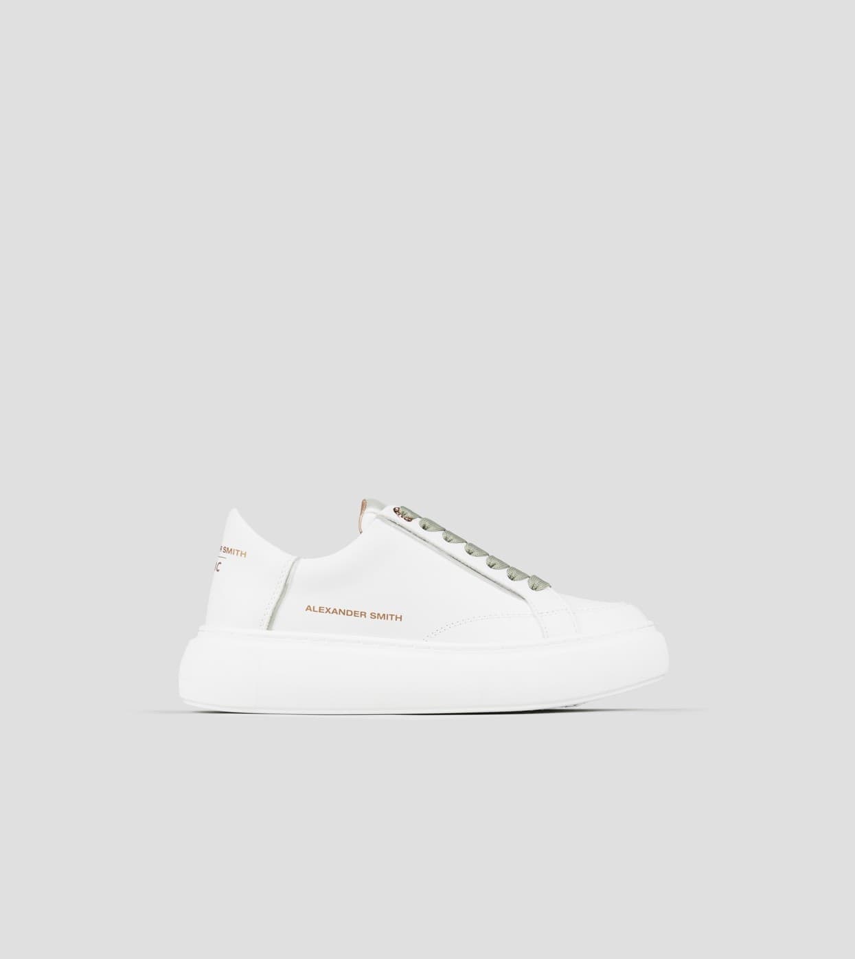 ALEXANDER SMITH Sneakers Donna art. Eco-Greenwich woman white light green - 5