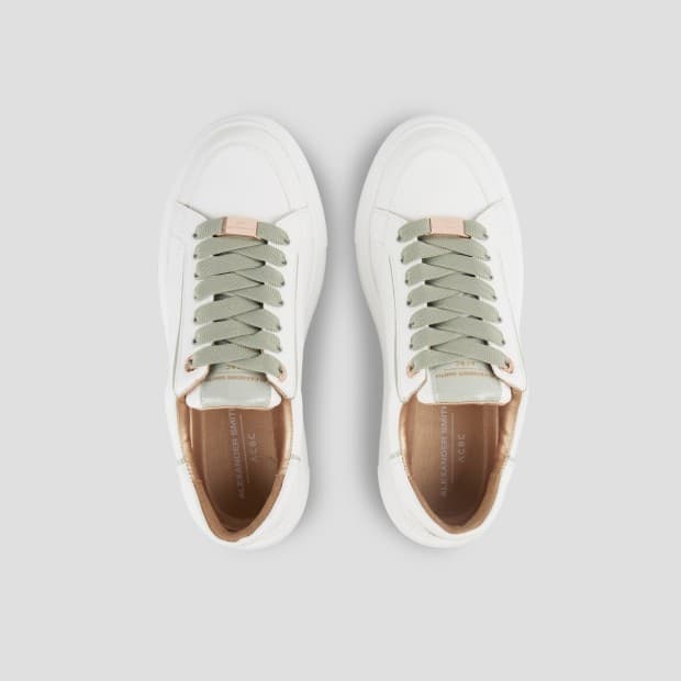 ALEXANDER SMITH Sneakers Donna art. Eco-Greenwich woman white light green - 3