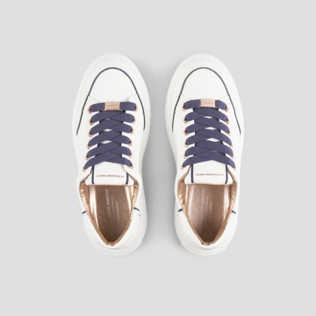 ALEXANDER-SMITH Sneakers Lancaster woman white blue - 2