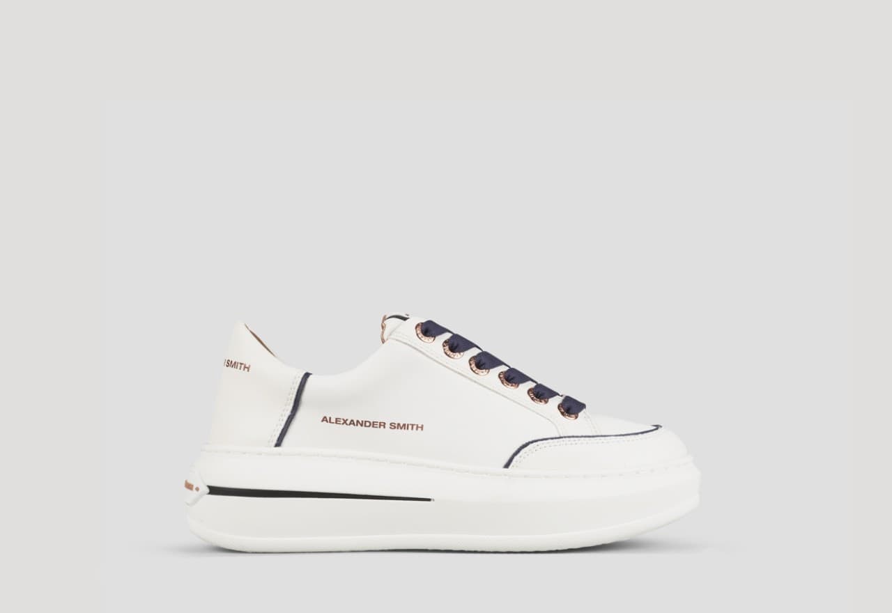 ALEXANDER-SMITH Sneakers Lancaster woman white blue - 3
