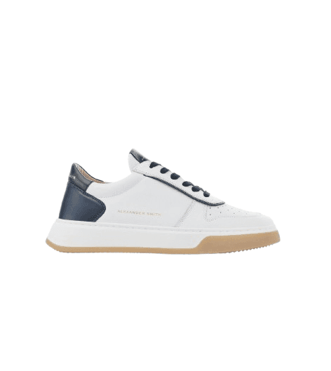 ALEXANDER SMITH Sneakers Uomo art. Harrow man white blue - 2