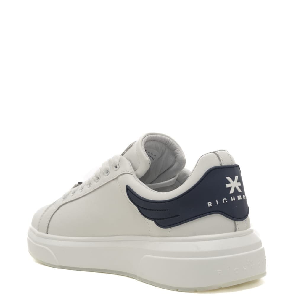 JONH RICHMOND Sneakers Uomo art. Leather white blue - 2
