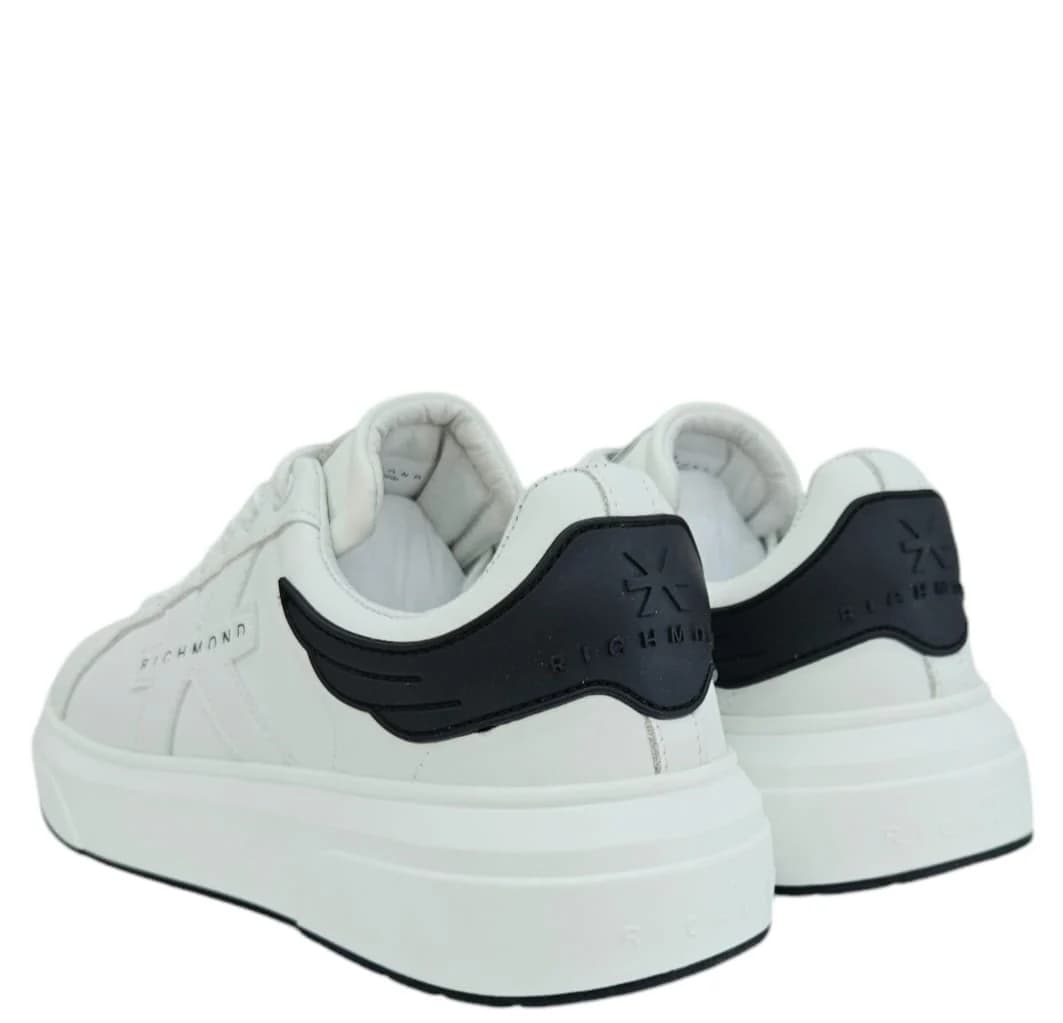 JONH RICHMOND Sneakers Uomo art. Eco Leather white blue - 2