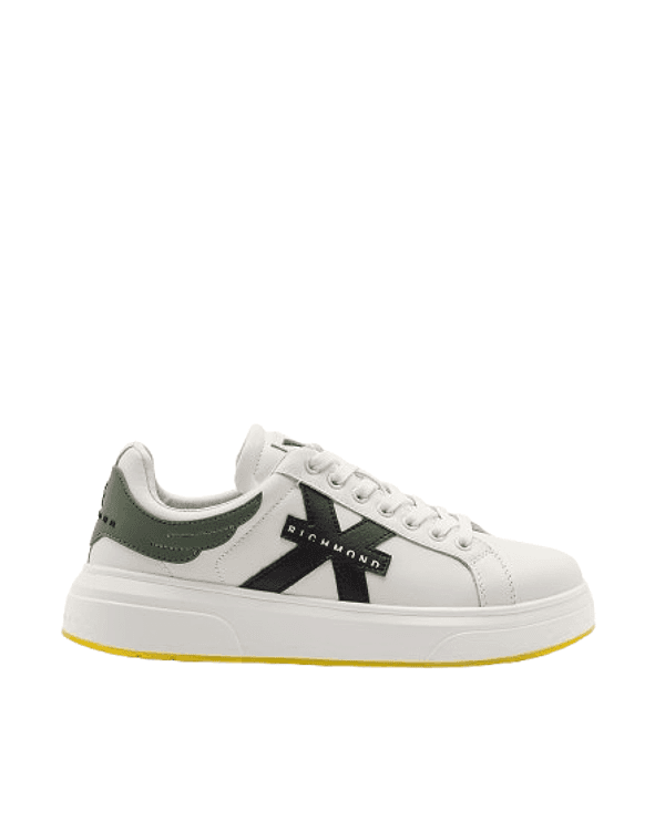 JONH RICHMOND Sneakers Uomo art. Eco Leather white green