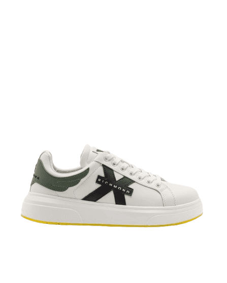 JONH RICHMOND Sneakers Uomo art. Eco Leather white green - 2