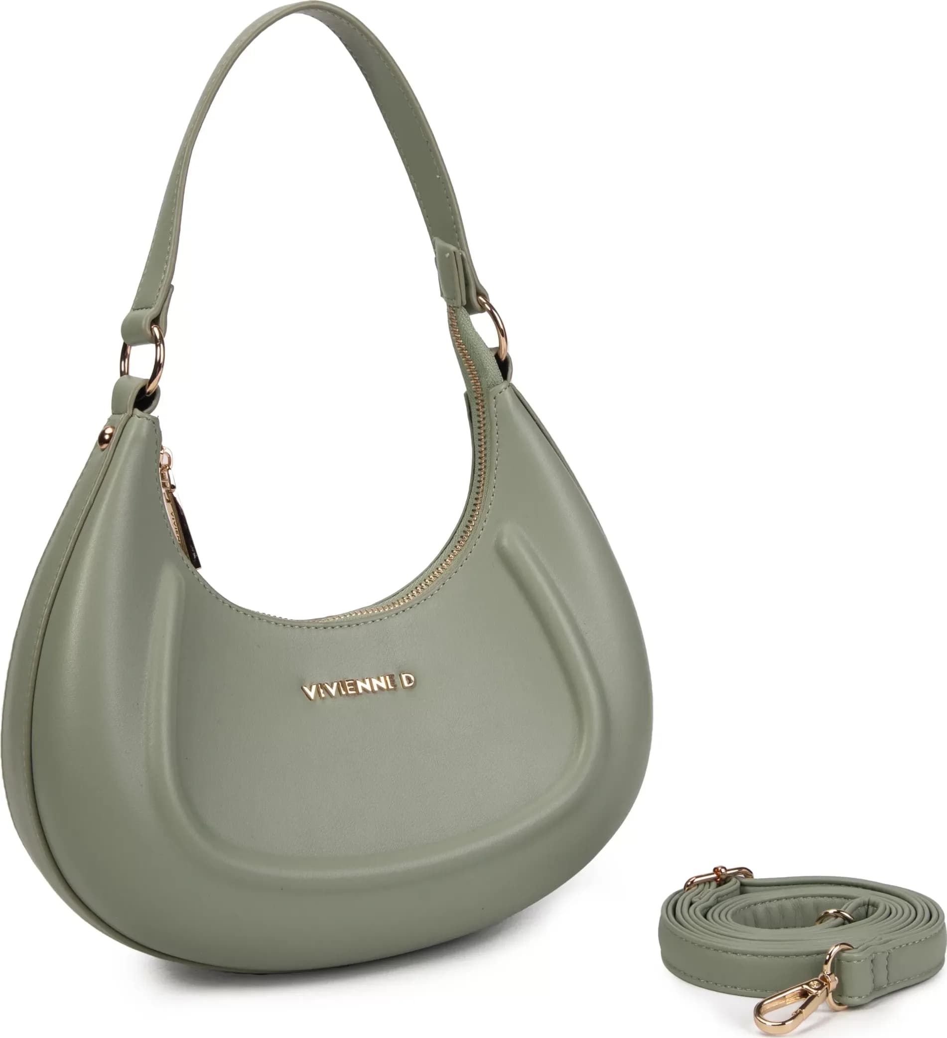 VIVIENNE D. borsa a spalla V120.VERDE/BIANCO/NERO/ROSA - 4