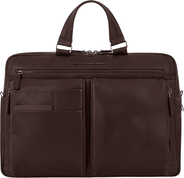 PIQUADRO  borsa da lavoro porta documenti in pelle testa di moro art. CA6026S122 - 2