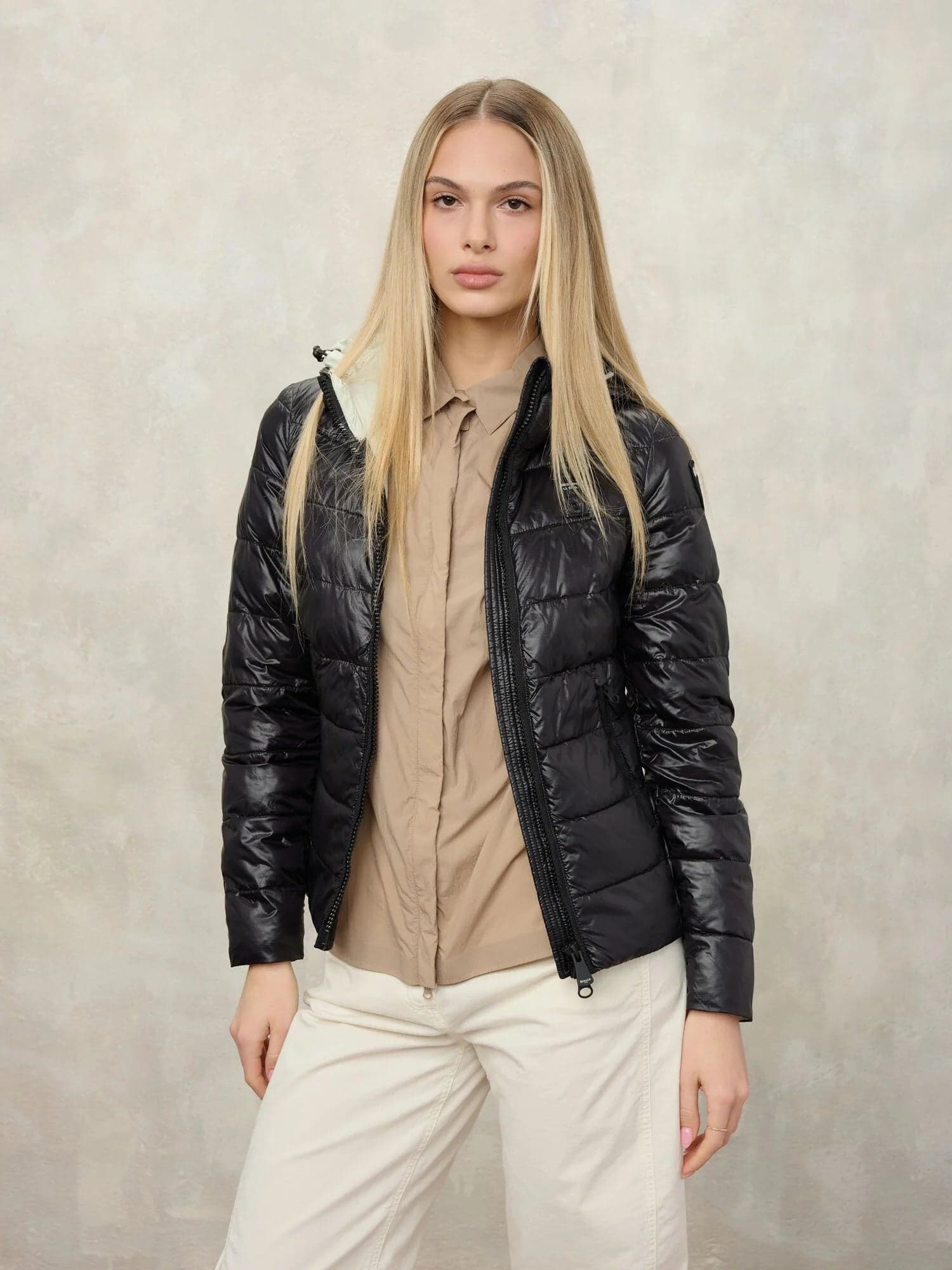 Blauer Giubbotto donna a righe Caroll 26SBLDC02170_006648_999EE - 1