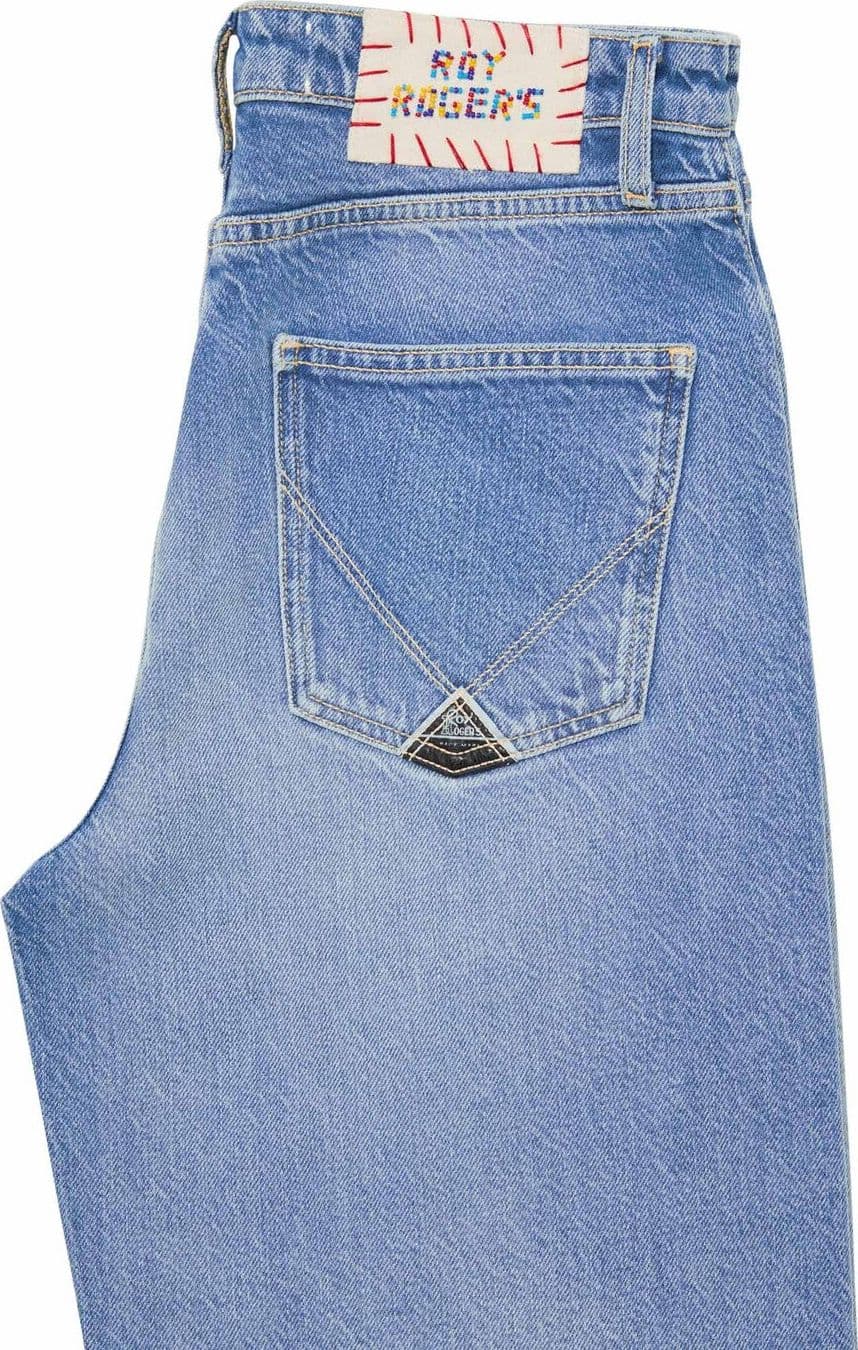 Roy Roger's x Jeans donna Super Wide OLD GLORY Denim Lyocell cotton Localito ROG0004CT313173 C0999 - 3