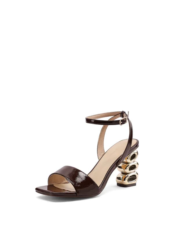 QUENN HELENA SANDALO ART.S3014 CAFFE - 2