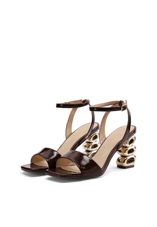 QUENN HELENA SANDALO ART.S3014 CAFFE - 3