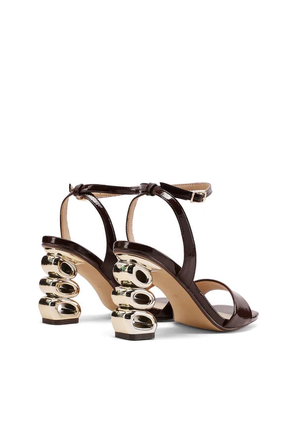 QUENN HELENA SANDALO ART.S3014 CAFFE - 4