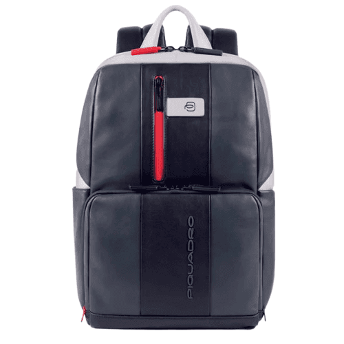 PIQUADRO zaino per laptop 14" -grigio/nero - 2