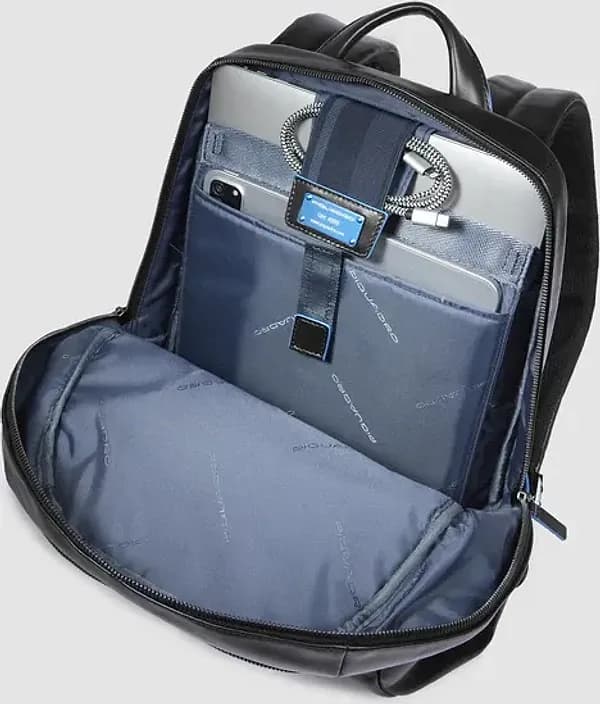 PIQUADRO zaino porta pc blu - 3