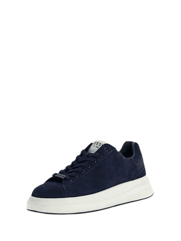GUESS Elba sneaker in vera pelle da uomo art. FMTLBASUE12 - 2
