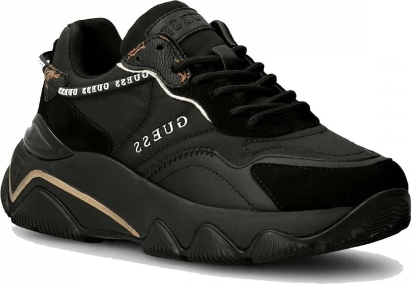 GUESS sneakers donna black logato art. FL7MICFAL12 - 2